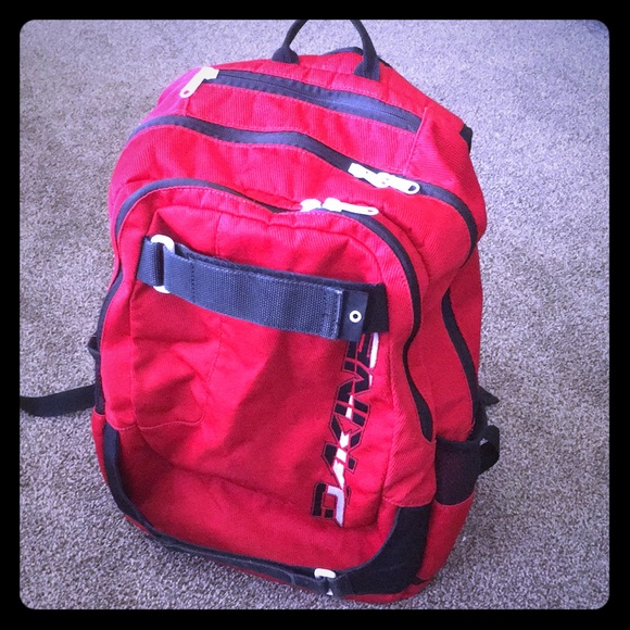 dakine red backpack